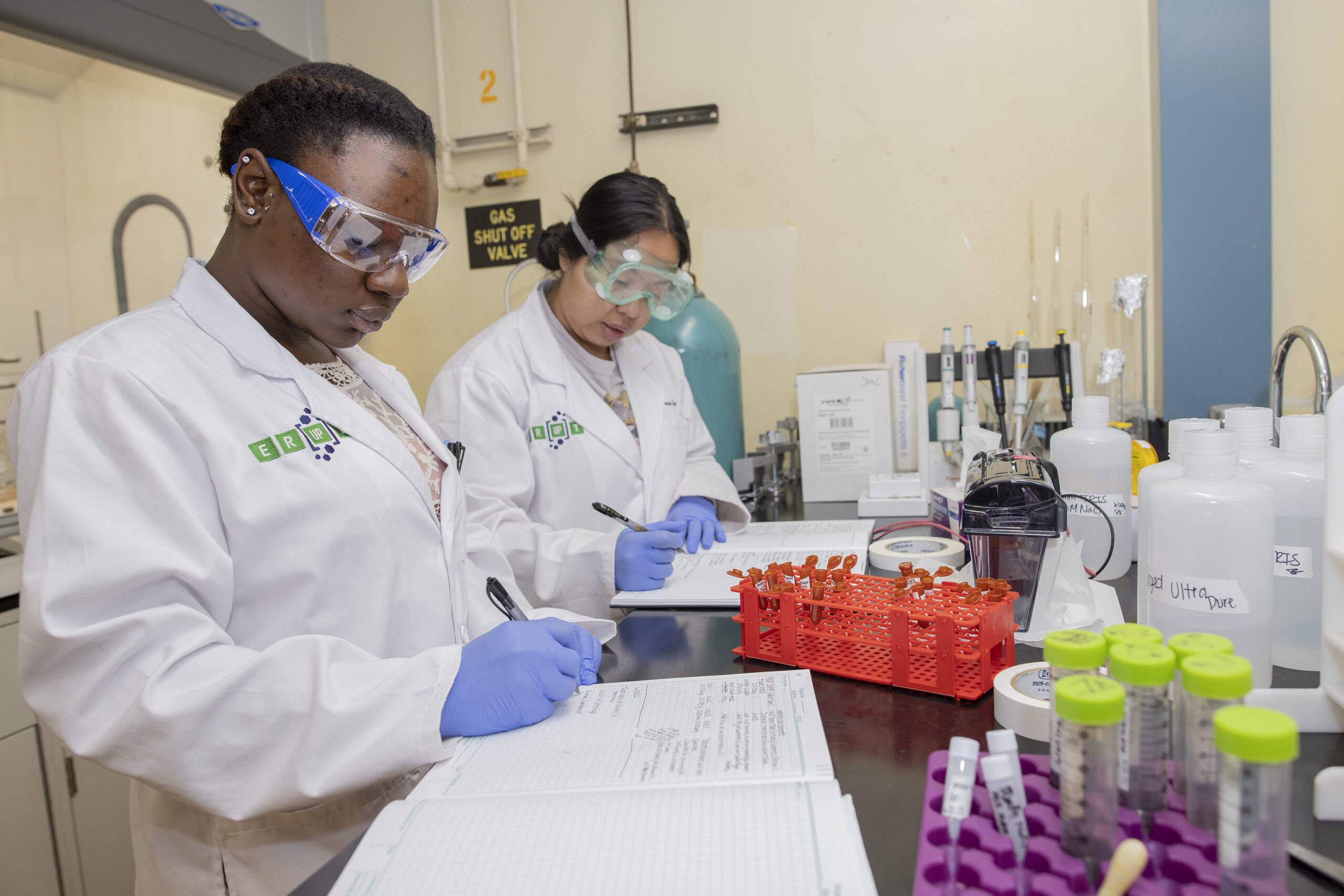 Students in a lab  