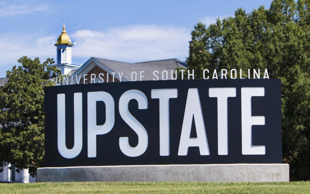 USC Upstate's sign