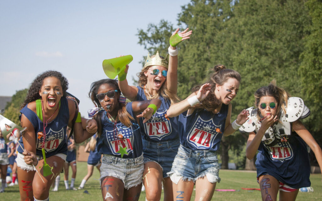 Students celebrating