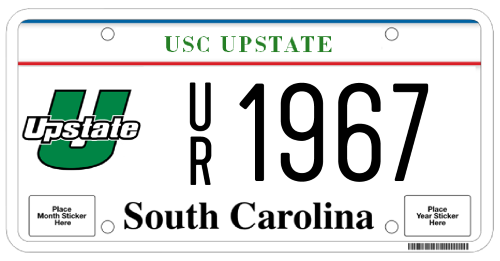 License plate example image