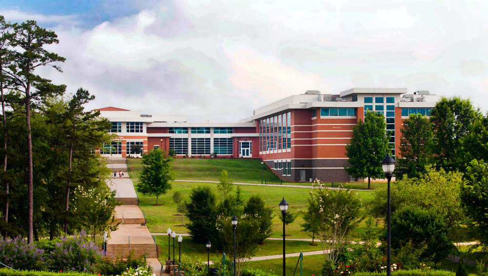 photo of the Health Education Complex building on the USC Upstate campus