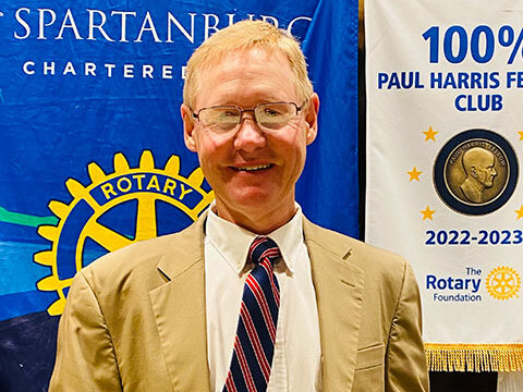McCormick talks sports with the Rotary Club of Spartanburg – USC Upstate | University of South Carolina Upstate