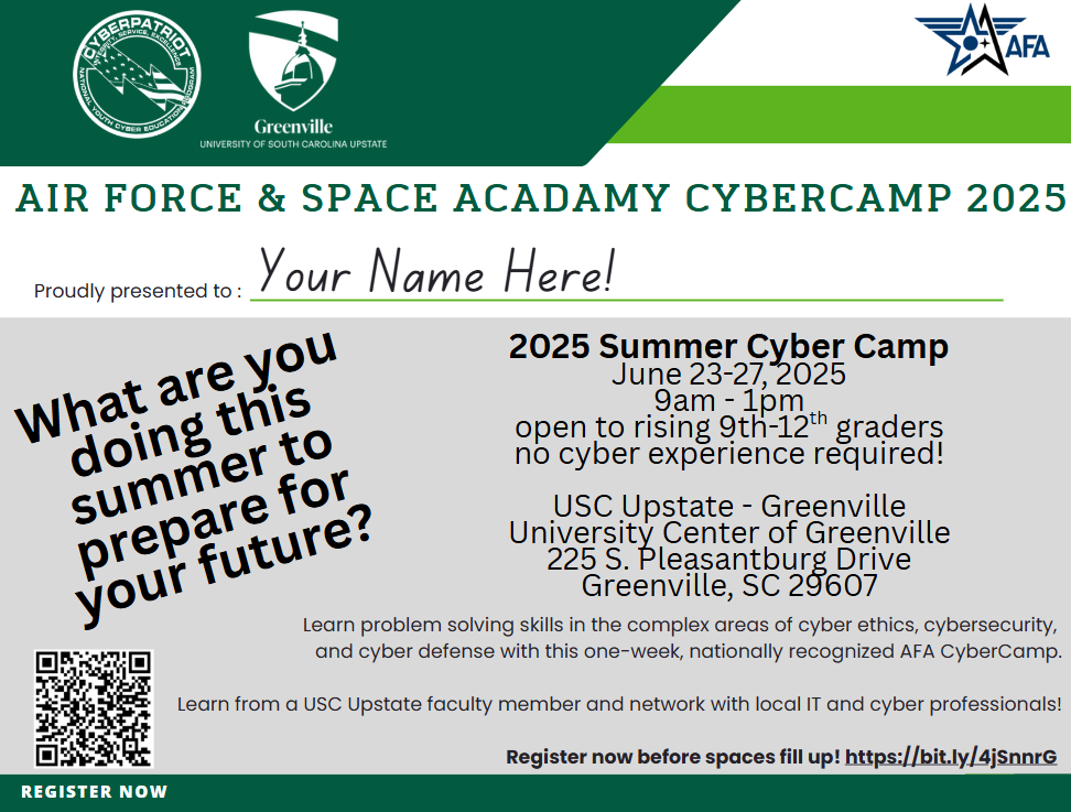 summer cyber camp for high school students, cyberpatriot