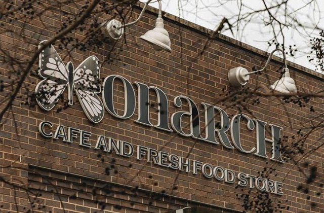 Photo of Monarch Cafe sign