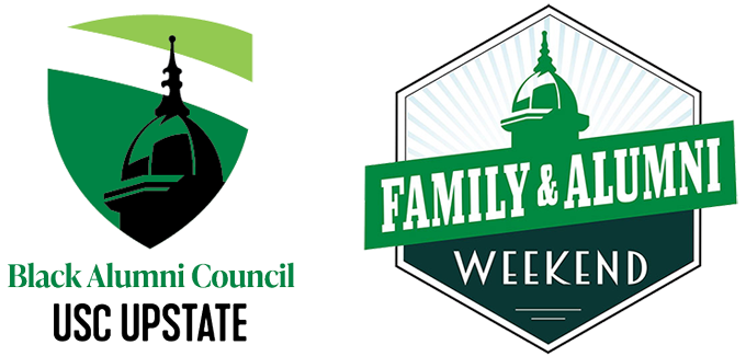 Black Alumni and Family Weekend logos