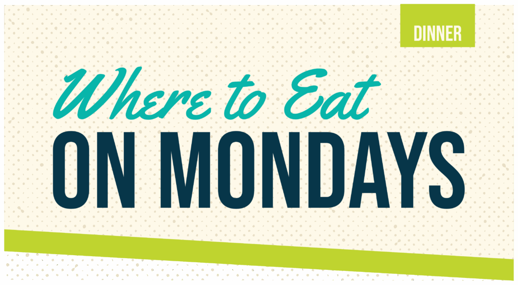 Where to eat on Mondays image