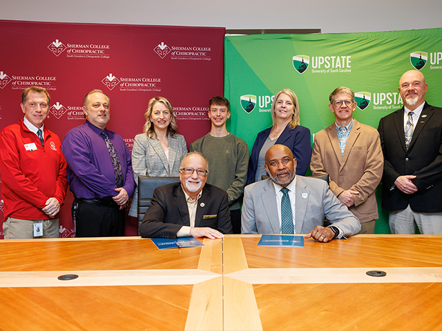 Sherman College and USC Upstate representatives