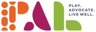 Play, Advocate, and Live Well PAL logo
