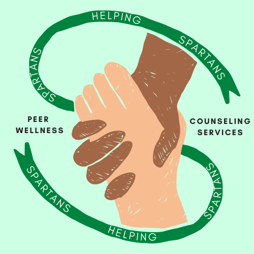 Spartan's Helping Spartan's Helping hands logo