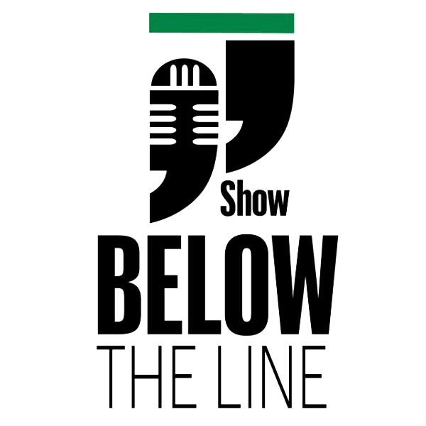 Below the line podcast logo