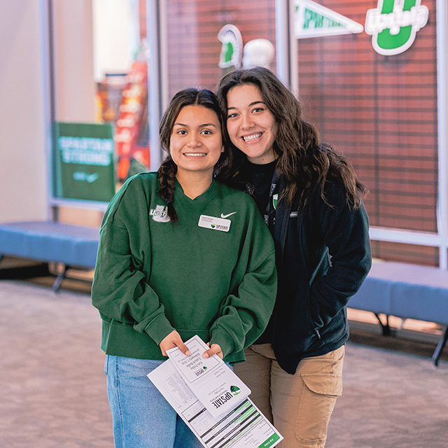 Two students on Fab Friday