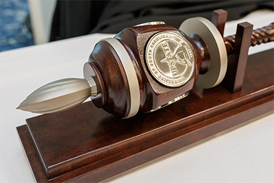 the head of the university mace